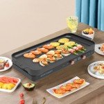 Portable Induction Cooktop with Removable Griddle Pan