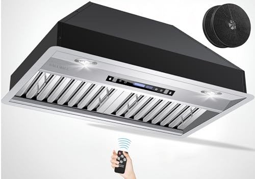 EALLMALL 36-Inch 900 CFM Range Hood Insert