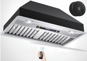 EALLMALL 36-Inch 900 CFM Range Hood Insert