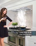 EALLMALL 36-Inch 900 CFM Range Hood Insert