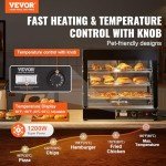 VEVOR 3-Tier Commercial Food Warmer Display Unit
