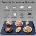 Large Electric Warming Tray with Adjustable Temperature Levels