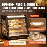 VEVOR 3-Tier Commercial Food Warmer Display Unit