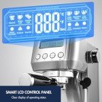 AMZCHEF 20 Bar Espresso Machine with Milk Frother