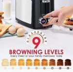 2-Slice Smart Toaster with LCD Timer and Functions