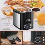 2-Slice Smart Toaster with LCD Timer and Functions