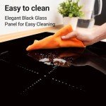 AMZCHEF 30-Inch Electric Induction Cooktop with Boost Burners