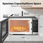BLACK+DECKER 0.9 Cu Ft Microwave Oven with Auto Menus