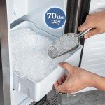 Kismile Under Counter Nugget Ice Maker Machine