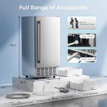 Kismile Under Counter Nugget Ice Maker Machine