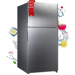 Top Freezer Refrigerator - 18 Cu Ft Silver