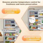 Top Freezer Refrigerator - 18 Cu Ft Silver