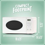 Nostalgia Retro 700-Watt Countertop Microwave Oven