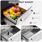 Garvee 24" Outdoor Double Drawer Beverage Fridge