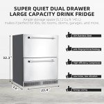Garvee 24" Outdoor Double Drawer Beverage Fridge