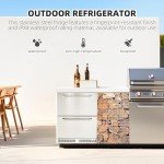 Garvee 24" Outdoor Double Drawer Beverage Fridge