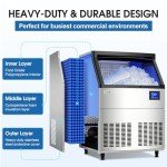 COTLIN 320LBS Commercial Ice Maker Machine