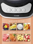 FOHERE 12-Cup 2-in-1 Food Processor & Chopper