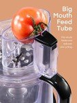 FOHERE 12-Cup 2-in-1 Food Processor & Chopper