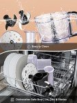 FOHERE 12-Cup 2-in-1 Food Processor & Chopper