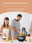 FOHERE 12-Cup 2-in-1 Food Processor & Chopper