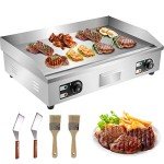 VEVOR 30" Electric Griddle with Adjustable Temperature