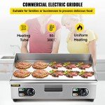 VEVOR 30" Electric Griddle with Adjustable Temperature