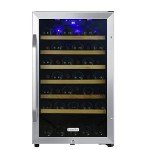 EdgeStar 44-Bottle Wine Cooler with Reversible Door