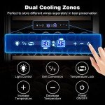 Tylza 24" Dual Zone Wine Cooler Refrigerator