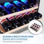 Phiestina 24" Wine Refrigerator - 46 Bottle Cooler