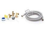 6-Foot Stainless Steel Dishwasher Installation Kit