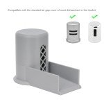 Dishwasher Air Gap Cover with Water Ramp - Grey