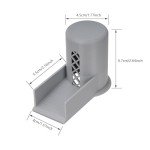 Dishwasher Air Gap Cover with Water Ramp - Grey