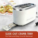 MÜELLERHOME Retro 2-Slice Toaster with 7 Settings