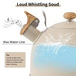 LONFFERY 2.5L Whistling Stainless Steel Kettle