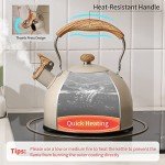 LONFFERY 2.5L Whistling Stainless Steel Kettle