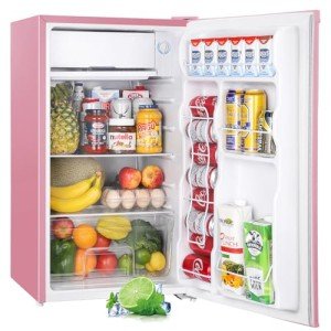 Upstreman 3.2 Cu.Ft Mini Fridge with Freezer