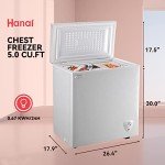 5.0 Cu.Ft WANAI Chest Freezer with Removable Basket