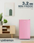 Upstreman 3.2 Cu.Ft Mini Fridge with Freezer