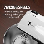 7-Speed Stand Mixer with 3QT Stainless Steel Bowl