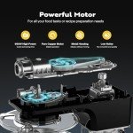 VIVOHOME 7.5 Quart 660W Kitchen Stand Mixer