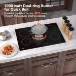 Gudsunal 30 Inch 5-Burner Electric Cooktop