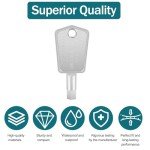 Freezer Door Key Replacement - 2 Pack