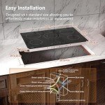 Gudsunal 30 Inch 5-Burner Electric Cooktop