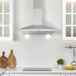 COSMO 30" Wall Mount Range Hood with LED Lights
