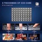 160Lbs/24H Commercial Stainless Steel Ice Maker