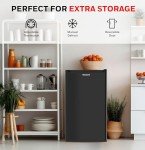 Honeywell 3 Cu. Ft. Compact Upright Freezer - Black