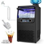 Black 100LBS/24H Commercial Ice Maker Machine