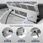 Black 100LBS/24H Commercial Ice Maker Machine