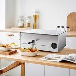 Stainless Steel Electric Pizza Oven with Auto Shut-off